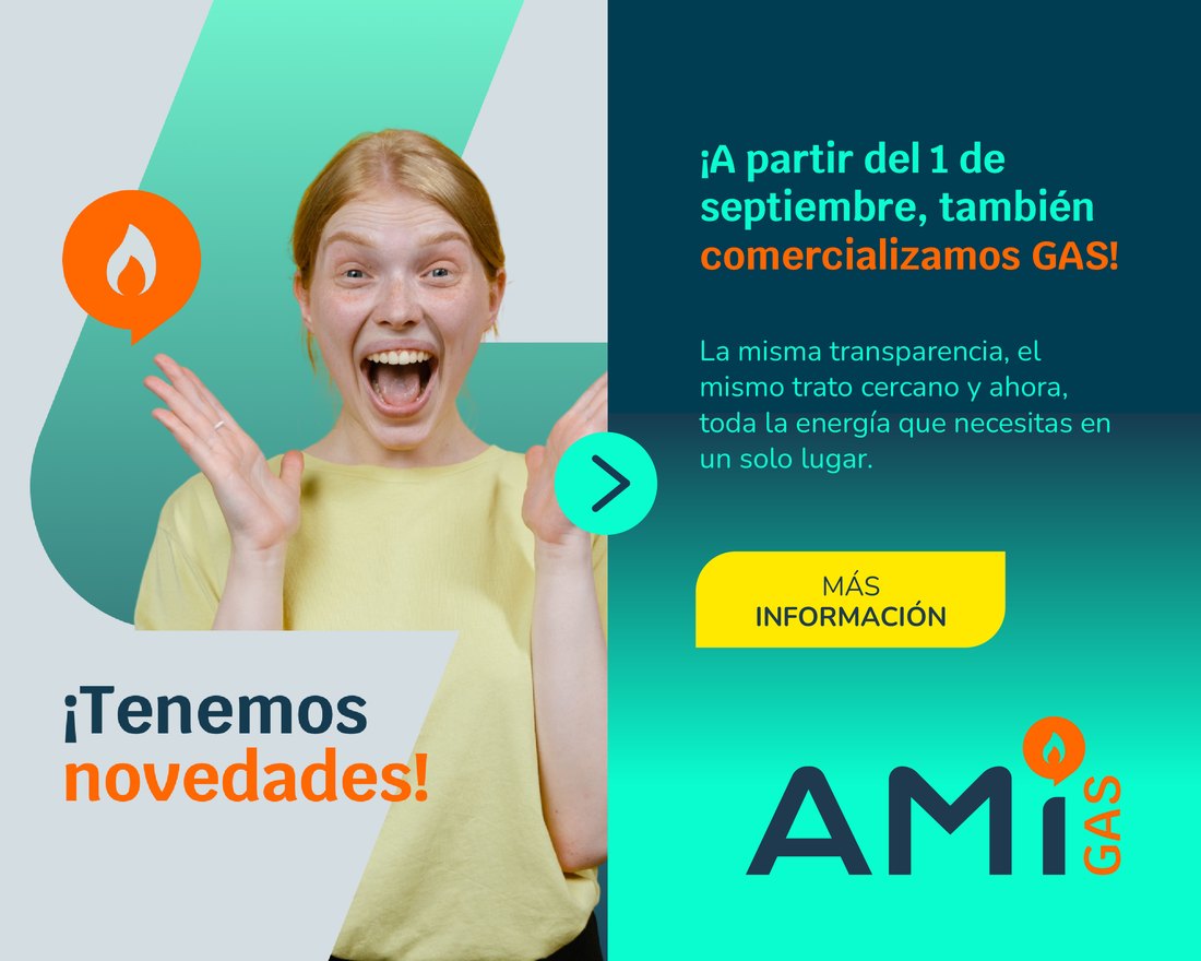 A partir del 1 de septiembre AMI Energía también comercializa gas